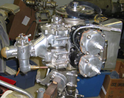 Eldridge X motor with Walker-Baumann tractor gear case