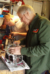 Joe and Hans working together