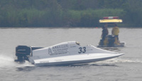 1975 Evinrude 75 shortshaft on a 1982 13" Allison race boat